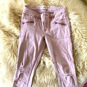 Hollister Super Skinny Jeans with zippers